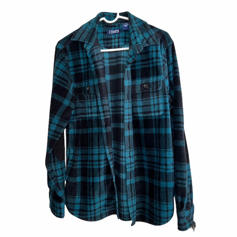 Chaps Shacket thick fleece small